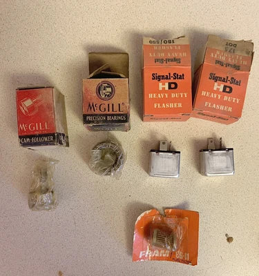 $14 • Buy Lot Of 5 Mini Vtg Car Parts With Boxes