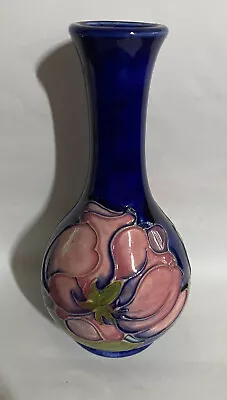 Moorcroft Vase Anemone Flower Blue Early! BEAUTY! • $150