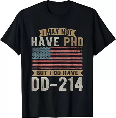 New Limited US Veteran DD-214 Funny Army Vietnam Veteran T-Shirt • $21.99