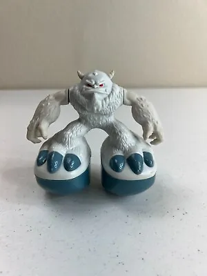 Mattel White Blue Matchbox Big Boots Arctic Yeti Snow Monster Big Foot Figure • $11.24