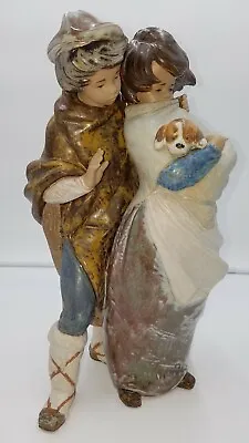 Lladro  Figurine # 1279 “Facing The Wind”  GRES Finish- Retired 2002 • $239.99