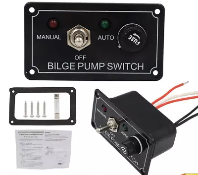 Bilge Alarm Pump Switch With LED Indicator DC12V Marine Boat Accessories • $14.99