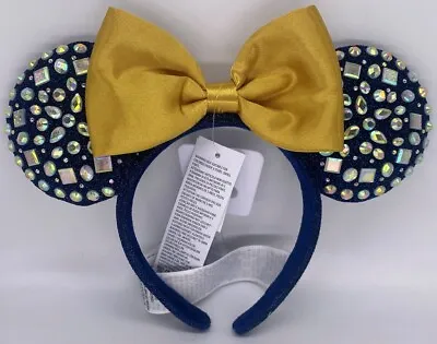 Disney Parks Minnie Mouse WDW 50th Anniversary Jeweled Ears Headband 2022 - NEW • $27.99