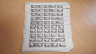 AG576a: Sheet Of 50 French Colony Stamps 1937 - 1c - Maroc - Marocco • $12.33