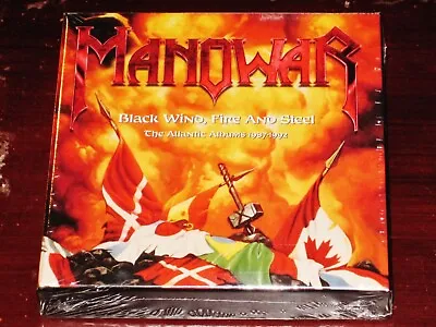 Manowar: Black Wind Fire And Steel - Atlantic Albums 1987-1992 3 CD Box Set NEW • $29.95