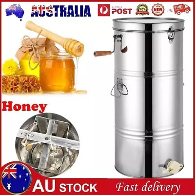 NEW Honey Extractor 2-Frame Stainless Manual Crank Honey Bee Spinner Beekeeping • $133