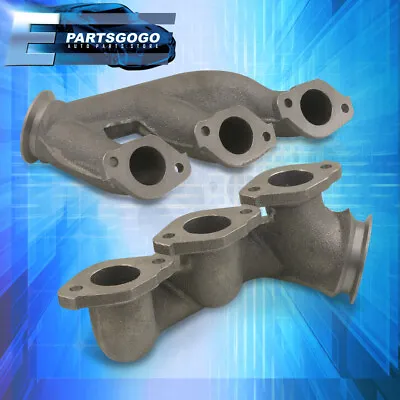 $123.99 • Buy For 94-97 Ford Mustang SN95 3.8 V6 Cast Iron T3/T4 Turbo Manifold Exhaust Header
