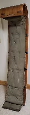 Vintage Padded Wooden Snow Toboggan 6FT Sled Updated Photos • $195