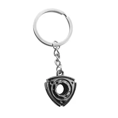 Black Rotary Engine Keychain Key Ring Keyfob For Mazda RX-2 RX-3 RX-4 RX-7 RX-8 • $10.44