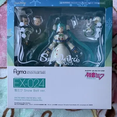 Vocaloid Snow Miku 2015 Snow Bell Ver. Figma Goodsmile Company Pre-owned • $49.99