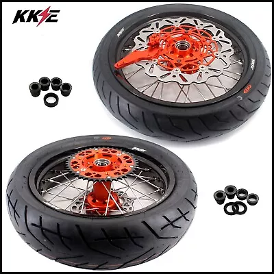 KKE 17 Inch Rims For KTM SX SX-F XCW EXC  250 450 530 2024 Motard Wheels Tyres • $1049