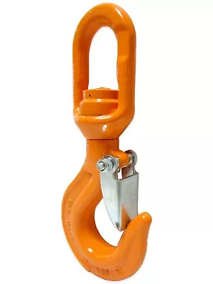 5 Ton Swivel Ball Bearing Hoist Hook With Latch Load Rotation Device Crane Lift • $79.99