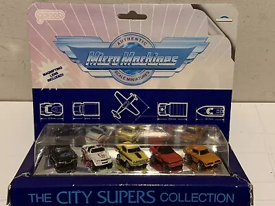Galoob Micro Machines THE CITY SUPERS COLLECTION Small Miniature Toy Car Group • £39.99