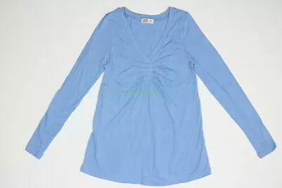 New OLD NAVY Maternity Clothes Blue V-Neck Top Shirt Women's NWOT Size Medium • $9.07