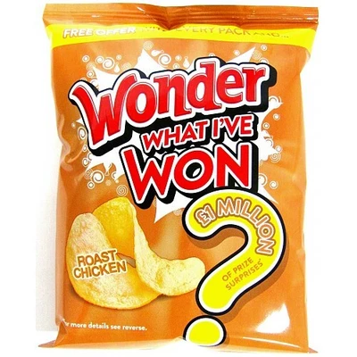£18.99 • Buy Golden Wonder Roast Chicken Crisps Box Of 32 X 32.5g