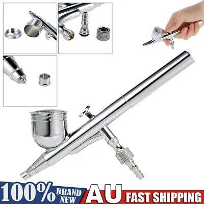 7cc Art Mini Compressor Kit Dual Action Airbrush Air Brush Spray Gun With Nozzle • $21.99