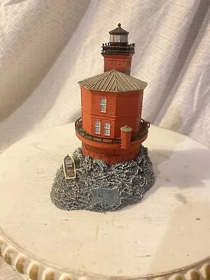 Vintage-Harbour Lights #282 Wolf Trap Lighthouse Figurine- *SIGNED* • $99.99