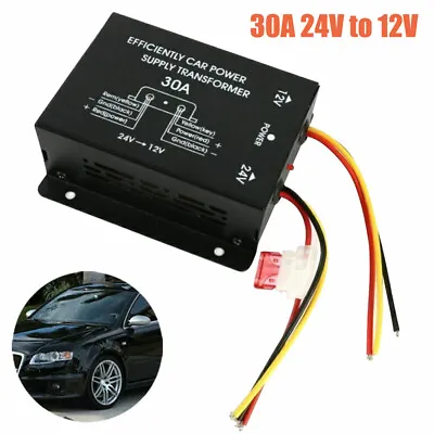 30A Cars 24V To 12V Voltage Reducer Supply Power Converter Step Down Inverter AU • £12.75