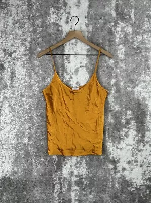 La Perla Top Small Womens Orange Slip Sleeveless Silk • $53.99