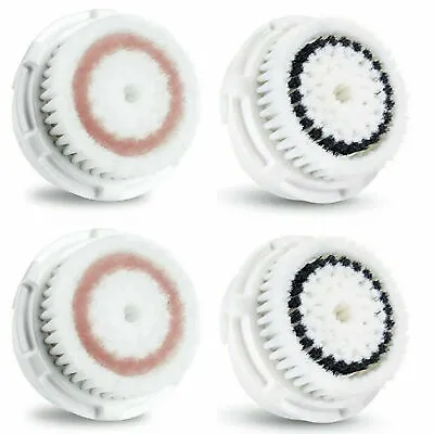 2 Radiance + 2 Sensitive Facial Brush Head Replacements Fit Clarisonic MIA 123 • $14.91