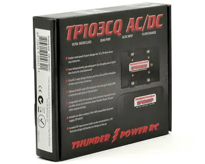 Thunder Power 1S LiPo Quad/4-Port 12V AC/DC Charger THP103CQACDC • $19.99