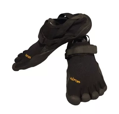 Vibram Fivefingers Minimalist M148 Barefoot Black Size M42 Shoes • $33.13