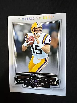 MATT FLYNN 2008 Donruss Classics Timeless Tributes Silver #220 Rookie RC #54/100 • $2.39