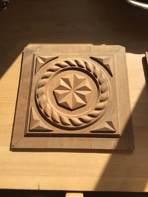 £45 • Buy 3x Oak Carved Panels