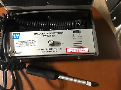 TIF Halogen Leak Detector Type H-10A  • $75