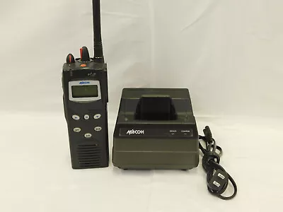 Harris MACom P7100 VHF 150-174mhz P25 Digital Portable Radio W/extras HT7150H1X • $150