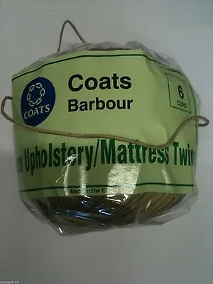 UPHOLSTERY TWINE COATS BARBOURTHREADN 346 Nylon Buttoning Twine Unbranded  • £5.25