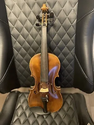 Vintage Violin Old Fiddle Labeled Alessandro Gagliano 1723 Nice Sound • $150