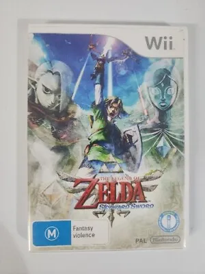 The Legend Of Zelda Skyward Sword - Nintendo Wii - PAL - With Manual - Like New • $48