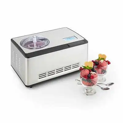 Ice Cream Maker Machine 2 Litre LCD Kitchen Timer Touch 180W Sorbet Yoghurt Home • £189.99