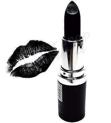 £2.99 • Buy La Femme BLACK Lipstick Ebony Goth Punk Emo Vampire Witch HALLOWEEN Lip Colour