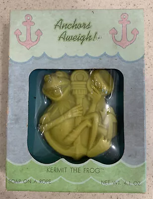 Vintage Kermit The Frog Soap On A Rope Anchors Aweigh Hallmark Bath Collection • $6