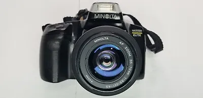 Minolta Maxxum Panorama Elite Camera / AF 35-70 Lens / AF Zoom 70-210mm Lens+Bag • $59.99