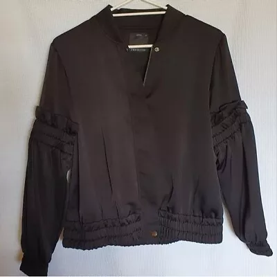 Size M C/MEO Collective Black Layered Jacket • $28