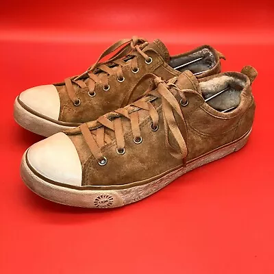 UGG Australia Evera 1888 Women's Chestnut BROWN  Suede Sneaker Shoes SIZE  7.5 • £23.13