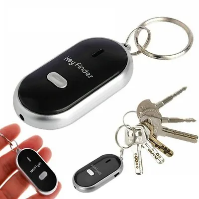 £2.39 • Buy Whistle Key Finder Locator Remote Chain Lost LED Torch Flashing Beeping UK