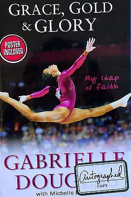 Gabrielle Gabby Douglas Signed (GRACE GOLD GLORY) 1/1 Hardback Book JSA • $174.99