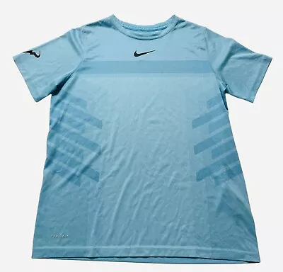 Nike (L) Rafael Nadal Tennis Dri Fit T-shirt Light Blue Women’s Size X-Large XL • $39.99