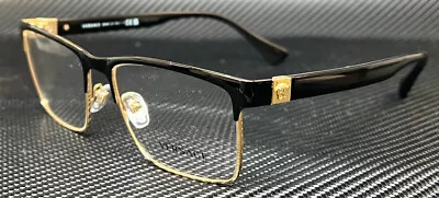 VERSACE VE1285 1443 Black Gold Men's 58 Mm Eyeglasses • $137.70