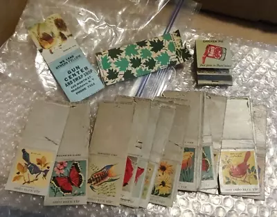 Lot Of Vintage Ohio Match Matchbook Covers 1955 - 1963 + Chicken Pie Recipe • $5