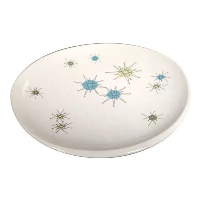 Franciscan Atomic Starburst Mid-Century MCM ☆ 10 7/8  Dinner Plate • $38.99