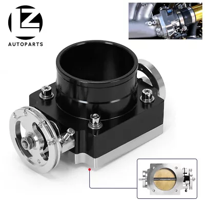 Universal 80MM 3.15 Throttle Body High Flow Aluminum FOR Intake Manifold Q45 TPS • $54.99