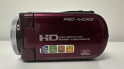 PRO.MORE High Definition 12 MP Handycam Camcorder Pls See Description • $119