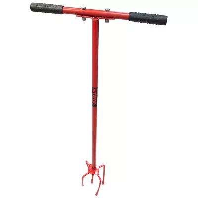 Long Handled Twist Cultivator 4 Prong Claw Weeding Remover Garden Rotorvator • £17