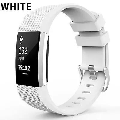 For Fitbit Charge 2 Replacement Band Secure Watch Strap Wristband Metal Buckle • $8.49