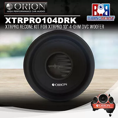 Orion XTRPRO104DRK XTRPRO Recone Kit For XTRPRO 10” 4-Ohm DVC Woofer • $289